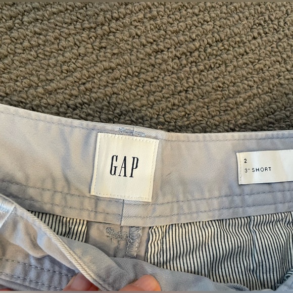 2 for price of 1!!!  Gap 3” inseam Shorts. Black and Light Blue - Picture 3 of 8